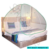 Jashiya.Shop Rs.787/-Mosquito Net- Green Mosquito Net Foldable Double Bed Net King Size