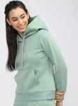 Jashiya Women's Wool Hoodie Sherpa Sweatshirt