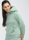 Jashiya Women's Wool Hoodie Sherpa Sweatshirt