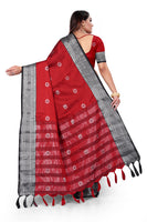 Jashiya Beautiful Zari Woven Cotton Saree