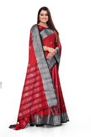 Jashiya Beautiful Zari Woven Cotton Saree