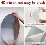 Jashiya Unbreakable Mirror 30 cm COMBO ( Pack of 2 )