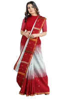 Jashiya OISHANI SAREE GHOR Women's Cotton Traditional Bengal Ikkat Handloom Saree