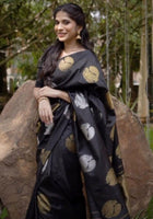 Jashiya Women's Jacquard Silk Saree