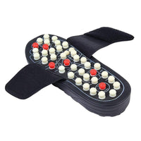 Jashiya Acupressure Yoga Paduka Power Foot Mat Full Body Relaxer Natural Leg Foot Massager Slippers (Pack of-2)