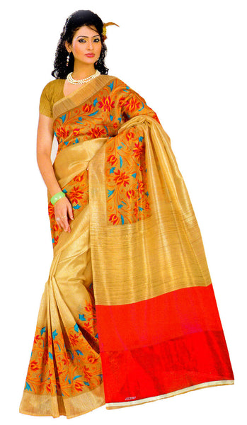 Jashiya 3D Printed Chapa Silk Saree