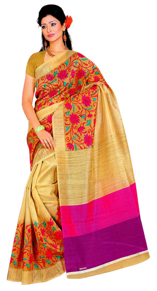 Jashiya 3D Printed Chapa Silk Saree