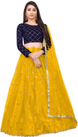 PATBRO Embroidered Semi Stitched Lehenga Choli