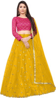 PATBRO Embroidered Semi Stitched Lehenga Choli