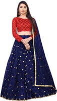 PATBRO Embroidered Semi Stitched Lehenga Choli