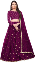 PATBRO Embroidered Semi Stitched Lehenga Choli