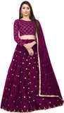 PATBRO Embroidered Semi Stitched Lehenga Choli