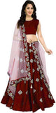 Jashiya Embroidered Stitched Lehenga Choli