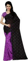 Anand SAREES Polka Print Daily Wear Georgette Saree