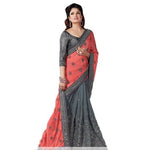 Jashiya Designer Fancy Paper Silk & Net Women's Sarees