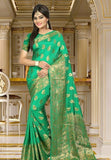 Jashiya Hamesha Zari Woven Banarasi Silk Sarees