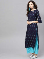 HEENA TEXTILES Women Self Design, Printed Kurta