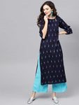 HEENA TEXTILES Women Self Design, Printed Kurta